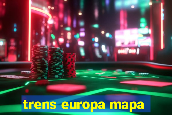 trens europa mapa